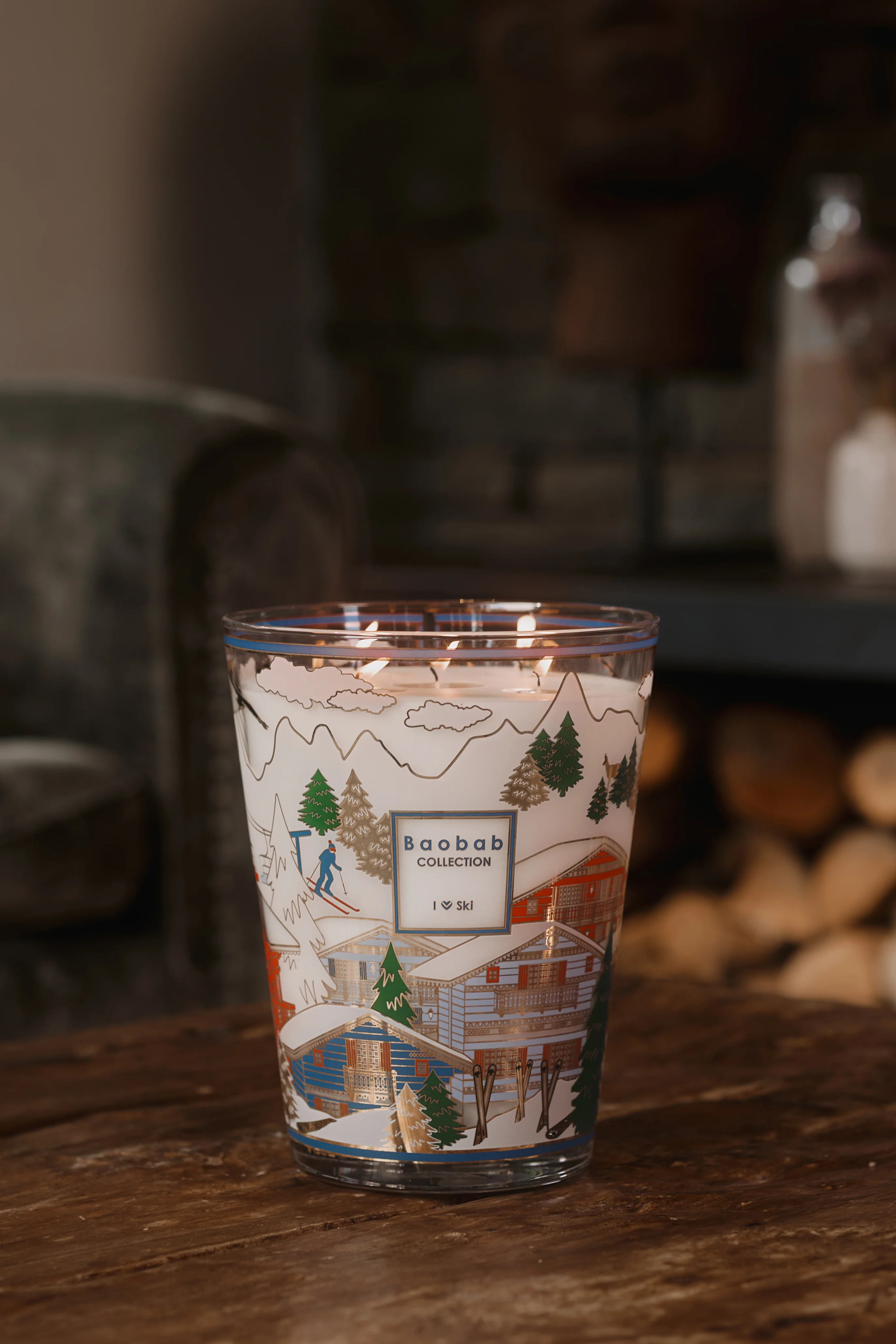 SCENTED CANDLE I LOVE SKI - Image 4